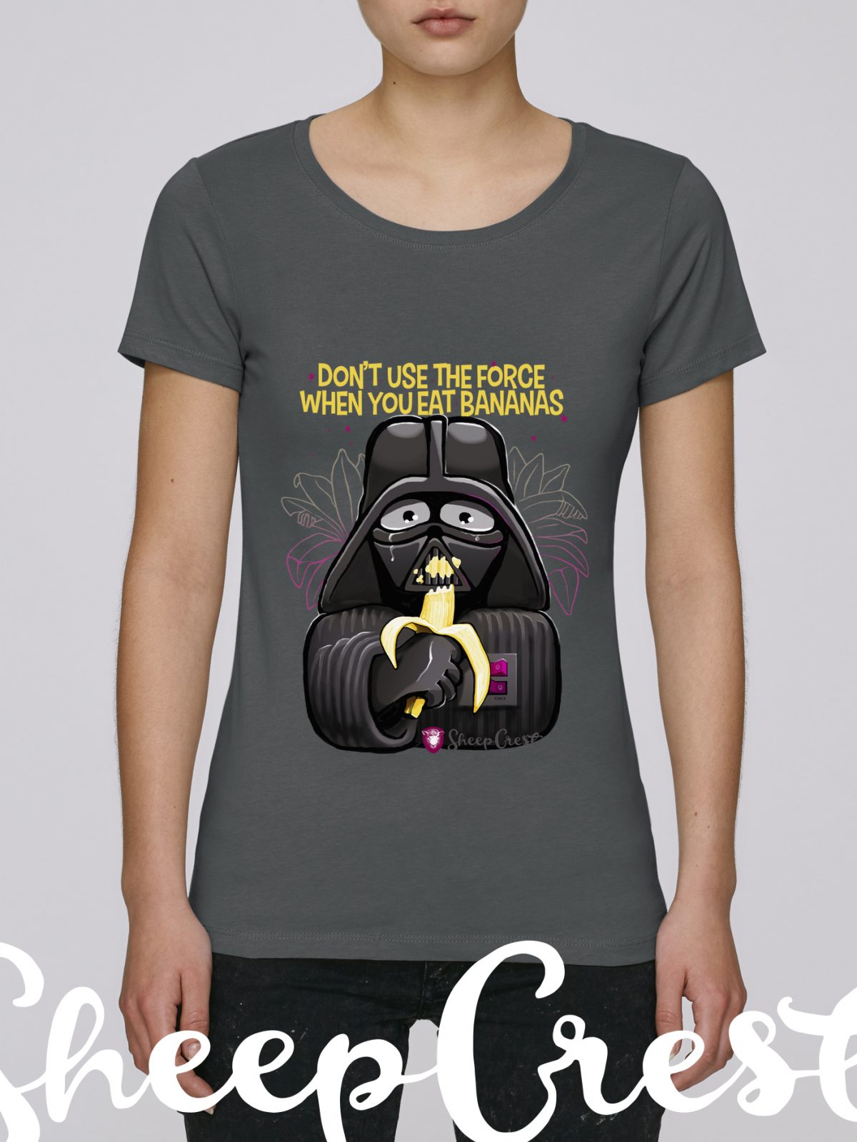 SC1702W The Force WOMEN t-shirt ANTHRACITE