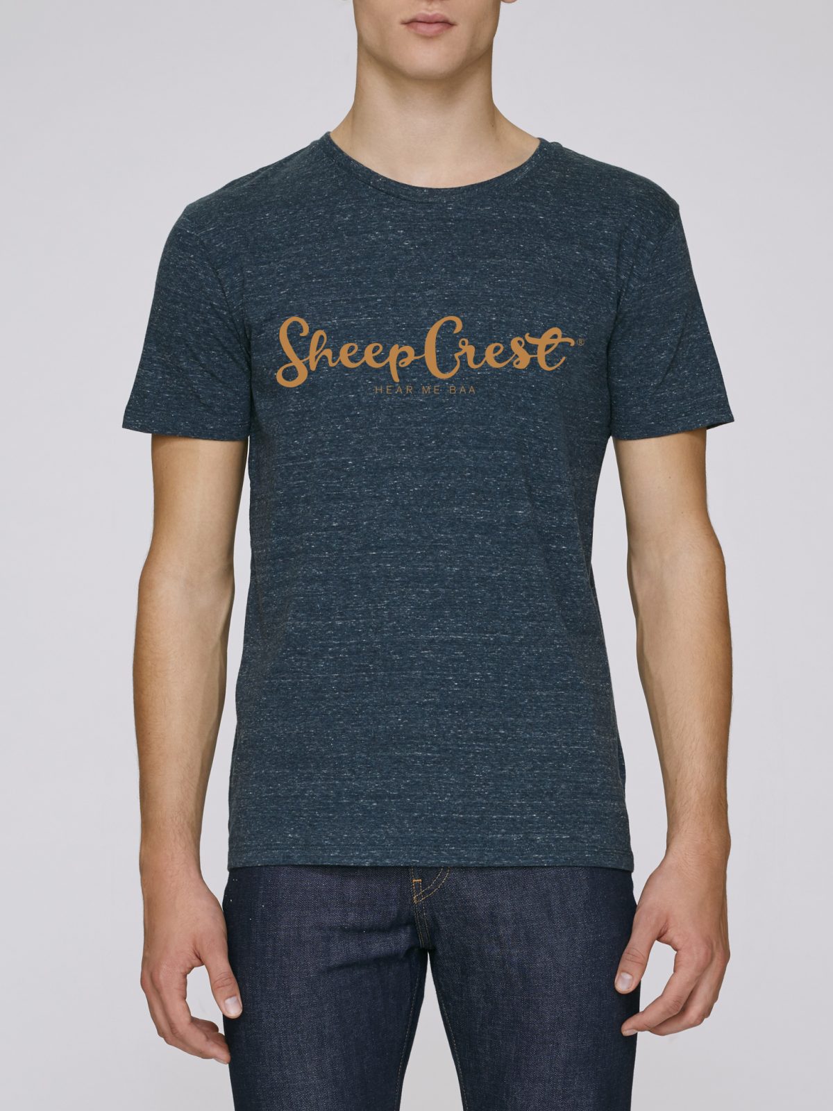 SheepCrest HEAR ME BAA - Dark Heather Denim