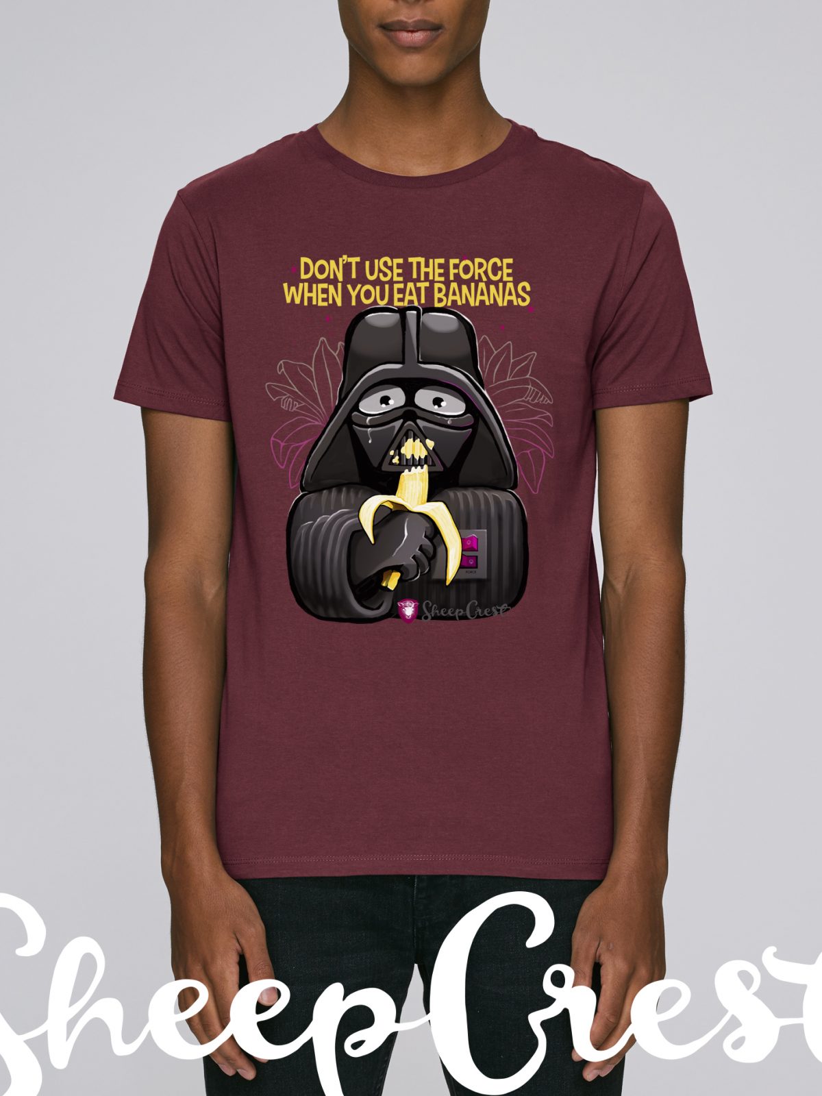 SC1702 The Force t-shirt Burgundy
